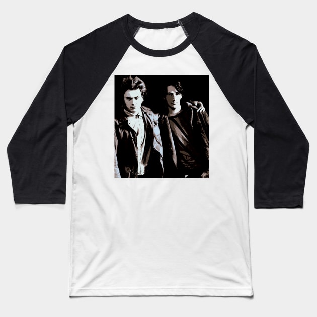 keanu reeves river phoenix Baseball T-Shirt by oryan80